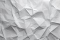 Textured White Crumpled Paper Background