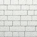 Textured whitewashed concrete block wall closeup , facade, grunge, masonry