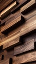 Textured Wood Panel Wall With Geometric Design Royalty Free Stock Photo