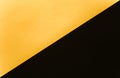 Textured yellow and black crossed flag background
