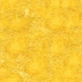 Textured yellow colored seamless pattern. Abstract scratches texture. Gold leaf textured paper.