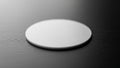 Textures on the disk emphasizing its minimalistic appearance. The Royalty Free Stock Photo