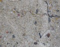 Textures of old concrete. Cracks and damage. Gray concrete background
