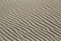 Textures in the sand on the beach Royalty Free Stock Photo
