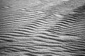 Textures in the sand on the beach Royalty Free Stock Photo