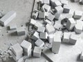 Shattered AERATED CONCRET BLOCKS