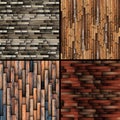 Textures of tiled wooden floor