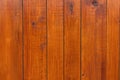 Textures of varnished wood plank wall closeup for background