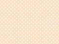 texturised white color polka dots over bisque brown background