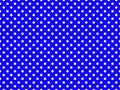 texturised white color polka dots over blue background