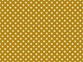 texturised white color polka dots over dark goldenrod brown back