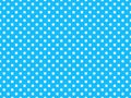 texturised white color polka dots over deep sky blue background