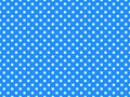 texturised white color polka dots over dodger blue background Royalty Free Stock Photo