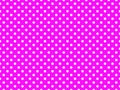 texturised white color polka dots over fuchsia purple background