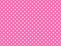 Texturised White Color Polka Dots Over Hot Pink Background