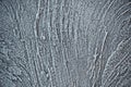 Texturized grey putty. Vintage or grungy background of venetian stucco texture as pattern wall. Royalty Free Stock Photo