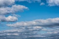 Texturue of blue sly with white clouds at the sunny day