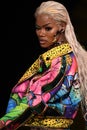 Teyana Taylor walks the runway for The Blonds fashion show