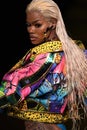 Teyana Taylor walks the runway for The Blonds fashion show