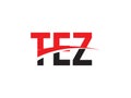 TEZ Letter Initial Logo Design Vector Illustration