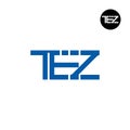 TEZ Logo Letter Monogram Design Royalty Free Stock Photo