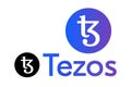 Tezos logos vector logo text icon author\'s development