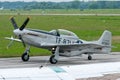 TF-51D fighter Royalty Free Stock Photo