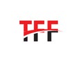 TFF Letter Initial Logo Design Vector Illustration Royalty Free Stock Photo