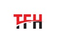 TFH Letter Initial Logo Design Vector Illustration Royalty Free Stock Photo