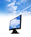 Tft monitor Royalty Free Stock Photo