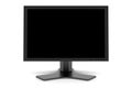 Tft monitor with blank screen isolated on white Royalty Free Stock Photo