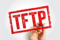 TFTP stands for Trivial File Transfer Protocol, its a simplified version of the File Transfer Protocol often used for transferring Royalty Free Stock Photo