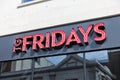 TGI Fridays exterior and logo