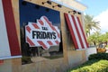 Tgi fridays sign Royalty Free Stock Photo