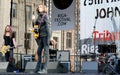 On 75th Anniversary of John Lennon festival in Riga