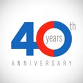 40 years anniversary logo