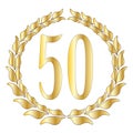 50th Anniversary Royalty Free Stock Photo