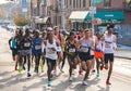 Brooklyn, New York - November 7, 2021: Albert Korir runs 50th Annual New York City Marathon