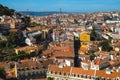 25th of April Bridge and lisbon skyline