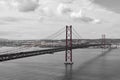 25th April Bridge, Lisbon Royalty Free Stock Photo