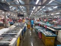 19th april 2017, Kuala Lumpur. Morning business at Selayang Pasar Borong. Royalty Free Stock Photo