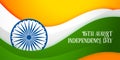 15th august happy indepence day of india background Royalty Free Stock Photo