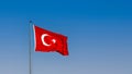 30th august victory day of Turkey or 30 agustos zafer bayrami background and Turkish flag Royalty Free Stock Photo