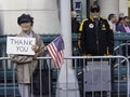 5th Ave, Manhattan, New York, USA - November 11, 2019: 100th Centennial Annual Veteran Day Parade