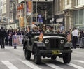 5th Ave, Manhattan, New York, USA - November 11, 2019: 100th Centennial Annual Veteran Day Parade