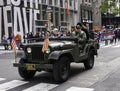 5th Ave, Manhattan, New York, USA - November 11, 2019: 100th Centennial Annual Veteran Day Parade