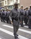 5th Ave, Manhattan, New York, USA - November 11, 2019: 100th Centennial Annual Veteran Day Parade Royalty Free Stock Photo