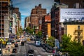 10th Avenue in Chelsea, seen from the High Line in Manhattan, Ne