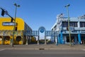 Historic buildings in downtown Anchorage, Alaska, AK, USA