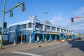 Historic buildings in downtown Anchorage, Alaska, AK, USA